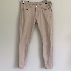 Zara Woman slim fit medium rise Khaki Pants